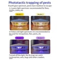 thumbnail image 4 of Bewildely El atrapapulgas portátil blanco dice adiós a las pulgas, chinches u otras personas atraídas por el calor. Descansar Electrodomésticos, 4 of 6
