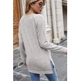 thumbnail image 4 of Womens Color Block Leopard T Shirts Casual Striped Long Sleeve Tunic Tops, 4 of 6