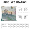 thumbnail image 5 of Cartoon Dinosaurs Theme Fitted Sheet for Kids Full Size, Beautiful Princess Castle Carriage Pattern Bedding Sheet,Rainbow Stars Theme, 5 of 5