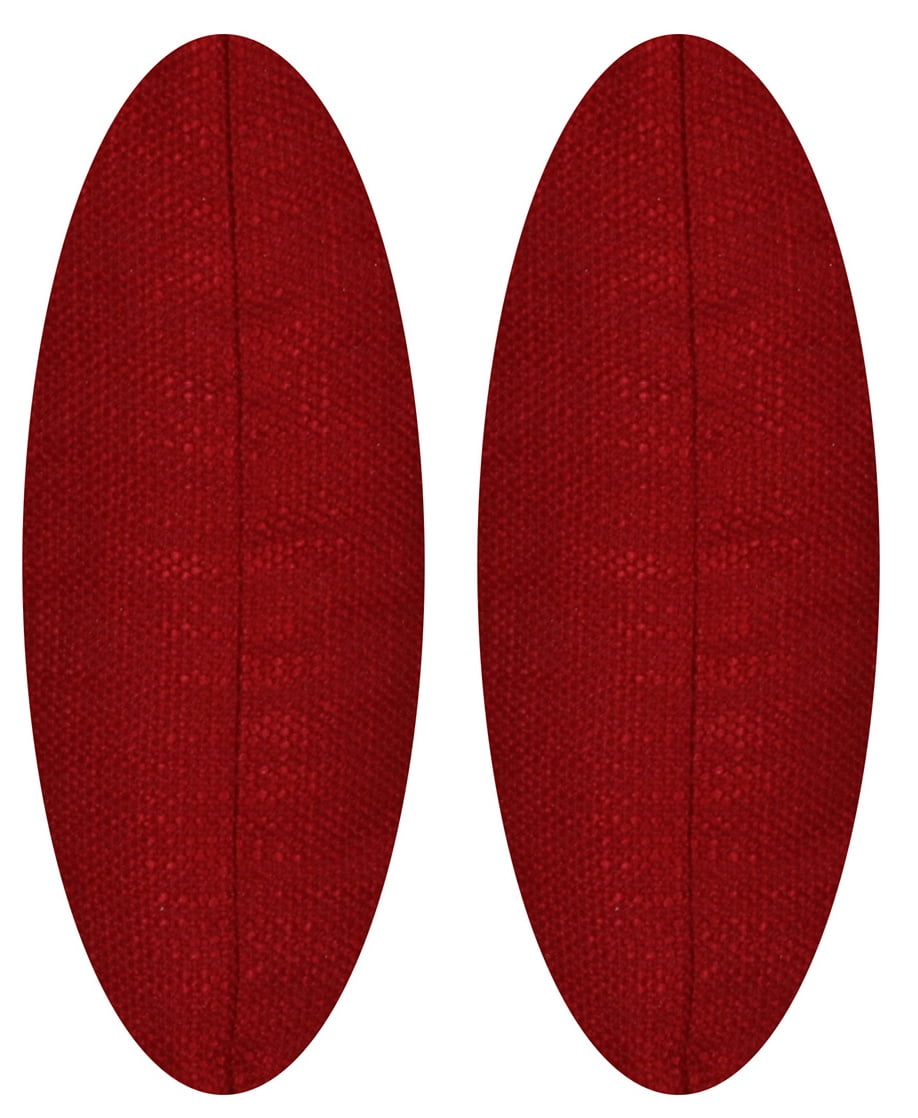 Mainstays Solid Texture Decorative Square Throw Pillow, 18" x 18", Red, 2 Pack