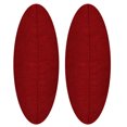 thumbnail image 3 of Mainstays Solid Texture Decorative Square Throw Pillow, 18" x 18", Red, 2 Pack, 3 of 6
