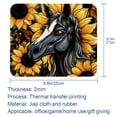 thumbnail image 5 of Unicorn Gaming Mouse Pad, Desk Mat, Square 8.3x9.8 Inch Non-Slip Rubber Bottom Printed for Office and Gaming, 5 of 6