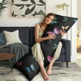 thumbnail image 5 of Butterfly Body Pillow Cover - Soft & Breathable, Hidden Zipper, 20"x54", Floral & Tropical Butterfly Print - Perfect Gift for Butterfly Lovers, Side Sleepers & Aesthetic Decor, 5 of 7