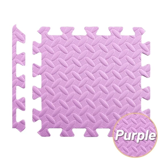Interlocking EVA Foam Puzzle Play Mat, Non‑Slip Baby Floor Tiles, Soft Anti‑Fall Workout Gym Foam Rug, 8‑16 Pieces Colorful Puzzle Mats for Kids Playroom Bedroom Home Exercise