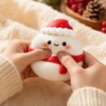 thumbnail image 4 of Christmas Snowman Squishy Stress Ball Slow Rising Squeeze Toy Fidget Cute Cartoon Squishies for Kids Adults Travel Portable Goodie Bag Filler Stocking Stuffer, 4 of 4