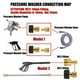 thumbnail image 5 of Juego de adaptadores para hidrolavadoras de alta presión, kits de conexión rápida para lanza de espuma de nieve M22 a conexión rápida de 1/4 de pulgada, 5000 PSI, 5 of 6