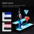 thumbnail image 2 of Nurxiovo 20/30/40 Inch LED Lighted Liquor Bottle Display 2 Step Illuminated Bottle Shelf 2 Tier Home Bar Drinks Lighting Shelves with Remote Control … (20 inch), 2 of 9