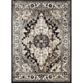 thumbnail image 1 of LBaiet MN543C57 Tapis Rectangulaire Traditionnel 5 x 7 Pi, Noir, 1 of 1