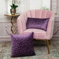 thumbnail image 3 of Parkland Collection Sora 12x24" Quilted Fabric Throw Pillow in Purple, 3 of 8