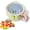 Blue, variant on Fruit Storage Containers for Fridge with Colander, 2-in-1 Fruit Washing Bowl with Handle, Stackable Produce Saver for Kitchen Counter