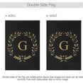 thumbnail image 2 of Flower Letter G Garden Flag 12 x 18 Double Sided, Family Last Name Initial House Yard Flags Welcome Outdoor Indoor Banner for Party Home Decorations, 2 of 5