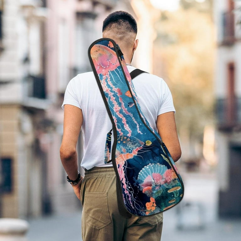Ukulele Case Backpack Coastal Beach Ocean Themed Waterproof Ukulele Cover Padded Case for Soprano Concert Walmart