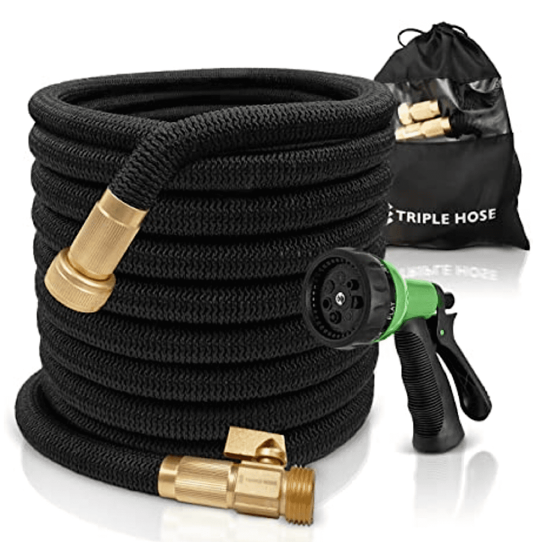 100ft Expandable Garden Hose Heavy Duty, Collapsible, Flexible, No