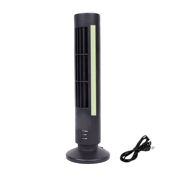 Fans for Bedroom and Home Office - Portable USB Fan with 2 Speeds, 10.5 in Diameter, Natural Wind Simulation for Desk or Floor Use