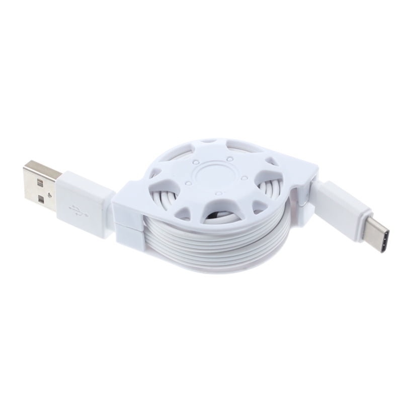 Retractable USB Cable w 2-Port USB Car Home Charger X7Q for Kyocera DuraForce Pro 2 - LG V20, G6, V30, G5, V50 ThinQ 5G, V40 ThinQ, V35 ThinQ, Q7 Plus, Stylo 4 Plus, Google Nexus 5X, G8 ThinQ