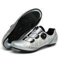 thumbnail image 3 of QJUHUNG Men‘s Professional Cycling Sneakers - Compatible with SPD Cleat and Rotary Buckle  Breathable Sport Shoes for Mountain Bike Riding and Racing Outdoor Activities, 3 of 6
