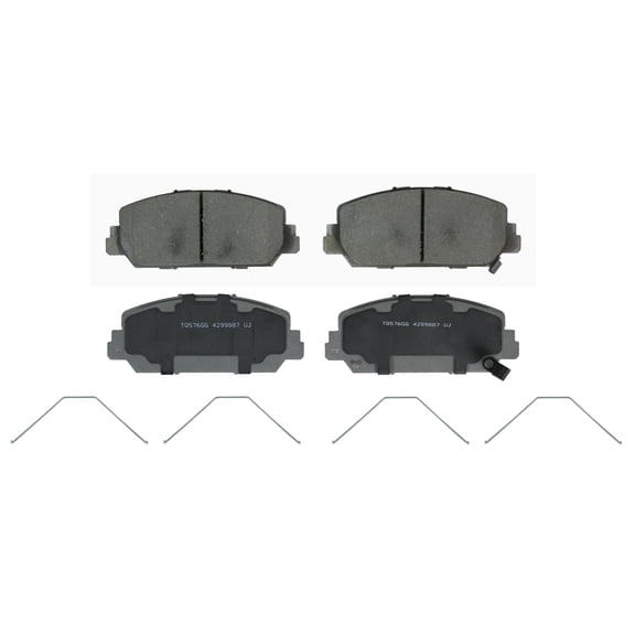 Wagner ThermoQuiet QC1697 Ceramic Disc Brake Pad Set Fits select: 2014-2018 ACURA RDX, 2019-2020 HONDA CIVIC SI