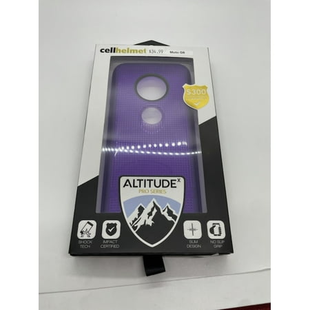 Cellhelmet Altitude X Pro Series Case for Motorola Moto G6 - Purple