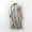 Gray, variant on SCSAlgin Womens Sleep Shirts Striped Casual Loose Thin Large Size Dress With Chest Pad Long Sleeve Gown