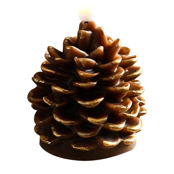 Flameless Christmas Candle LED Battery Operated Flickering Light for Holiday Decor Home Party Celebration