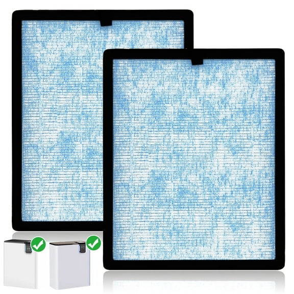 VACUSHOP H13 True HEPA Replacement Filter – Compatible with ALROCKET & BREEZOME JH05 Air Purifiers – 99.97% Particle Capture, 0.3μm Filtration-2 Pack