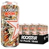 Rockstar Boom! Whipped Orange Energy Drink, 16 fl oz, 12 Pack Cans