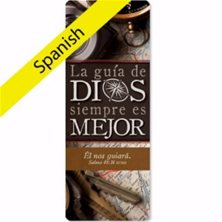 Spanish-Jumbo Bookmark-God s Direction Is Always Best (Psalm 48:14