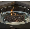 thumbnail image 2 of COSIEST Outdoor Fire Pit Glass Wind Guard, Round, 29x5.5 inches, 2 of 5