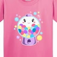 thumbnail image 4 of Inktastic Cute Gumball Machine and Bubbles Youth T-Shirt, 4 of 5