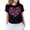Black-57, variant on Breast Cancer Shirts for Women Breast Cancer Awareness T-Shirts Heart Pink Ribbon Tee Tops