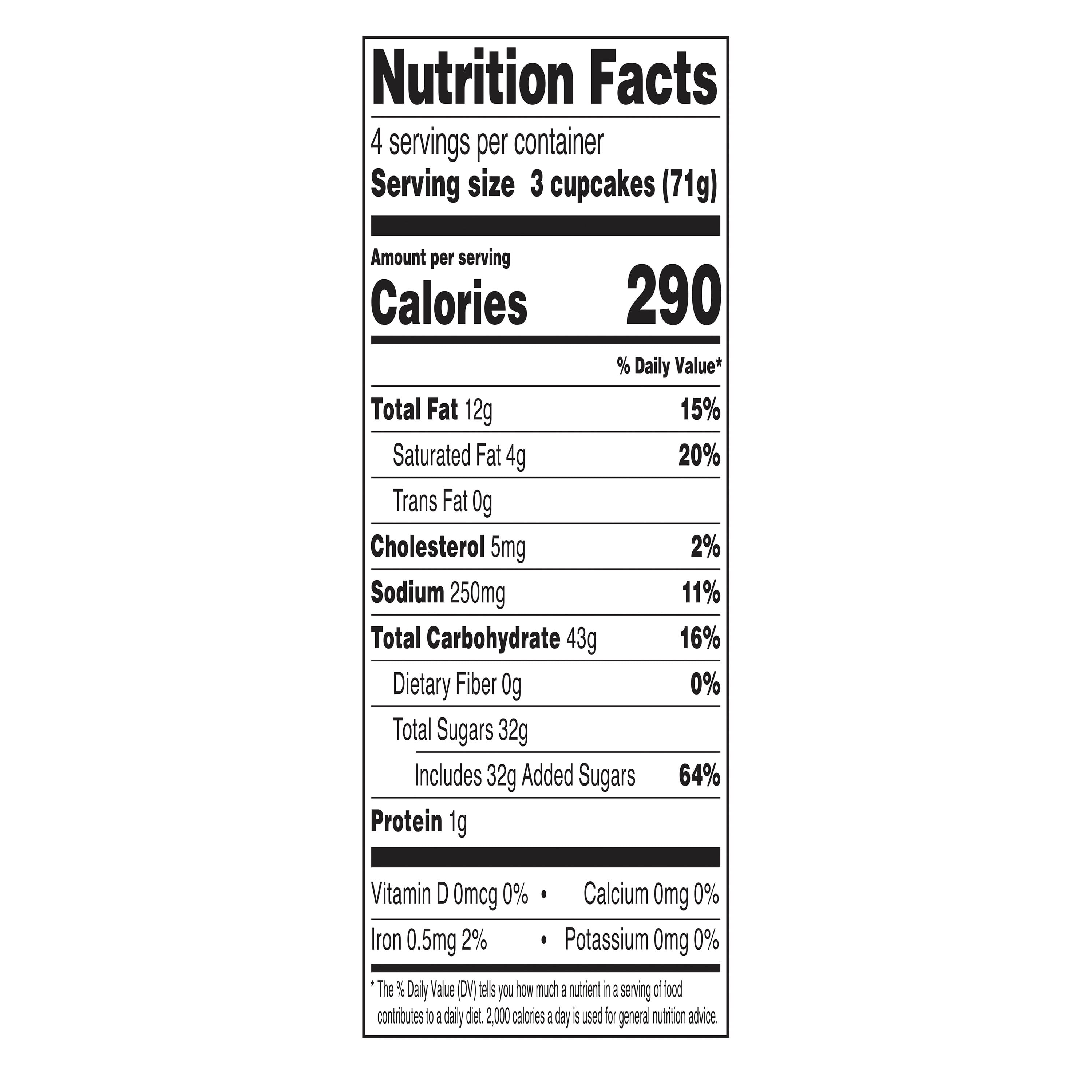 Freshness Guaranteed Cotton Candy Mini Cupcakes, 10 oz, 12 Count
