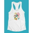 thumbnail image 3 of Geometric Shapes Mesh Tank Women -Image by Shutterstock, Female XX-Large, 3 of 4