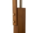 thumbnail image 6 of Morelli Arc Floor Lamp - 84 Weathered Brass & Walnut Dimmer Switch V-base, 6 of 14