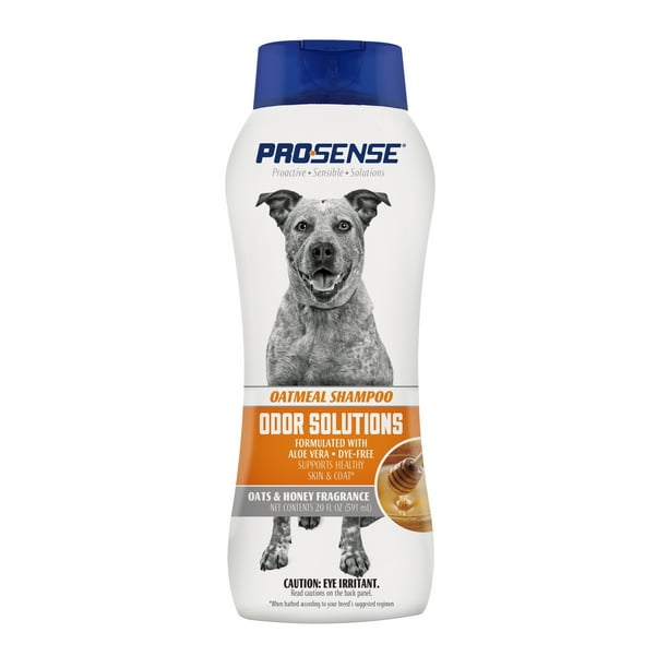 Pro Sense Odor Solutions Oatmeal Shampoo For Dogs Oats And Honey Fragrance Walmart Com Walmart Com