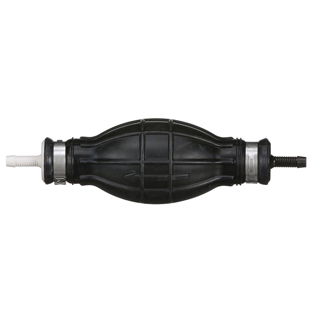Quicksilver Primer Bulb With Hose Clamps For 1/4 Inch Fuel Lines - Mercury Marine Replacement