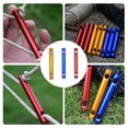 thumbnail image 2 of 10Pcs Aluminum Alloys Wind Rope Buckles Two Hole Rope Guyline Adjuster Tent Tensioners Outdoor Camping Supply Enduring, 2 of 11