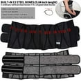 thumbnail image 5 of COMFREE Neoprene Sauna Waist Trainer Corset Sweat Belt for Women Men Weight Loss Body Shaper Compression Trimmer Workout Fitness Fat Burn Back Support, 5 of 8