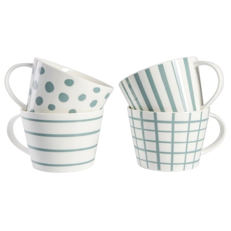Gap Home New Sage Green 17-Ounce Assorted Fine Ceramic Mug  Set of 4