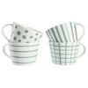 Gap Home New Sage Green 17-Ounce Assorted Fine Ceramic Mug, Set of 4