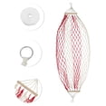 thumbnail image 2 of Unique Bargains 1 Pc Durable Rollover Prevention Hammock for Outdoor 102.36" Length Red White, 2 of 4