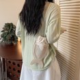 thumbnail image 3 of Hzzsbu Cute Fish Shape Crossbody Bag, Hollow Woven Leather Drawstring Shoulder Purse, 3 of 7