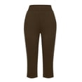 thumbnail image 5 of Men's Linen Cotton Cargo Pants - Drawstring Elastic Waisted Bagyy Harem Loose Lightweight Casual Trousers with 4 Pockets Black, 5 of 7