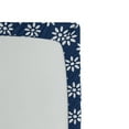 thumbnail image 2 of Ambesonne Navy Blue Fitted Sheet, Daisy Like Flowers, Queen Size, Navy Blue and White, 2 of 2