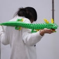 thumbnail image 3 of 47.5inch Large 3D Printed Dragon,Flexible Joint Animal lacertid Figurines, Home Office Decor,Fidget Toy for Adults Teens Boy Festival Gifts,Easter Basket Stuffers,Executive Desk Toy, 3 of 10