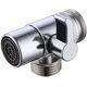 thumbnail image 1 of Grifo Válvula desviadora Válvula de ángulo Válvula desviadora Interruptor Válvula desviadora Pieza de repuesto para fregadero Baño Cocina Adaptador de latón M22 X M24 Cromo pulido Sincero Hogar, 1 of 7
