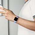 thumbnail image 6 of Tianle Resin Strap Compatible with Apple Watch Band 40mm 38mm 41mm Series 9/8/7/6/5/4/3/2/1/SE Women Men, Lightweight and Durable iWatch Stylish Bracelet Replacement Bands with Stainless Steel Buckle, 6 of 6