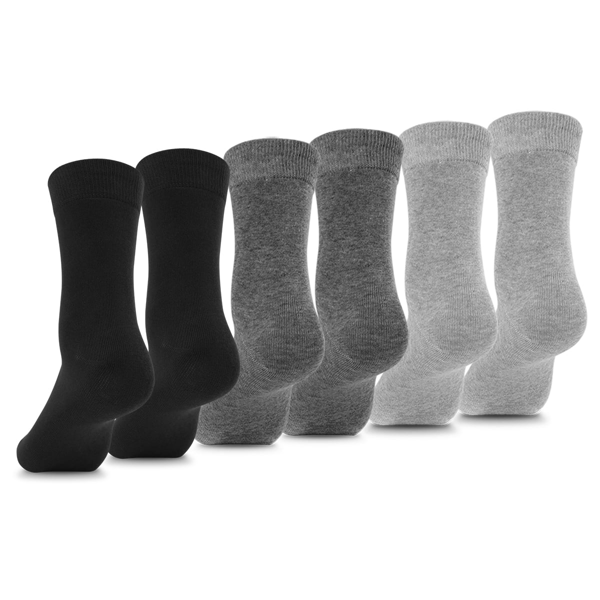 Mengpipi Men's Dress Socks Argyle 6 Pack Crew, Size 912
