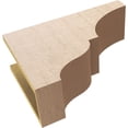 thumbnail image 6 of 7"W x 21"D x 14"H Classic Asheboro Rough Cedar Woodgrain TimberThane Corbel, Primed Tan, 6 of 6