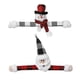 thumbnail image 1 of Paquete de 2 alzapa?os de cortina de Navidad con hebilla de cortina con mu?eco de nieve de Papá Noel para la decoración del hogar de la ventana de Navidad, juguete de peluche de dibujos animados como regalo para ni?os ZefeiWu 8390612583032, 1 of 1