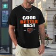 thumbnail image 4 of Good Better Best Men's Cotton HD Print Short Sleeve T-Shirt Crew Neck Top Black S, 4 of 7
